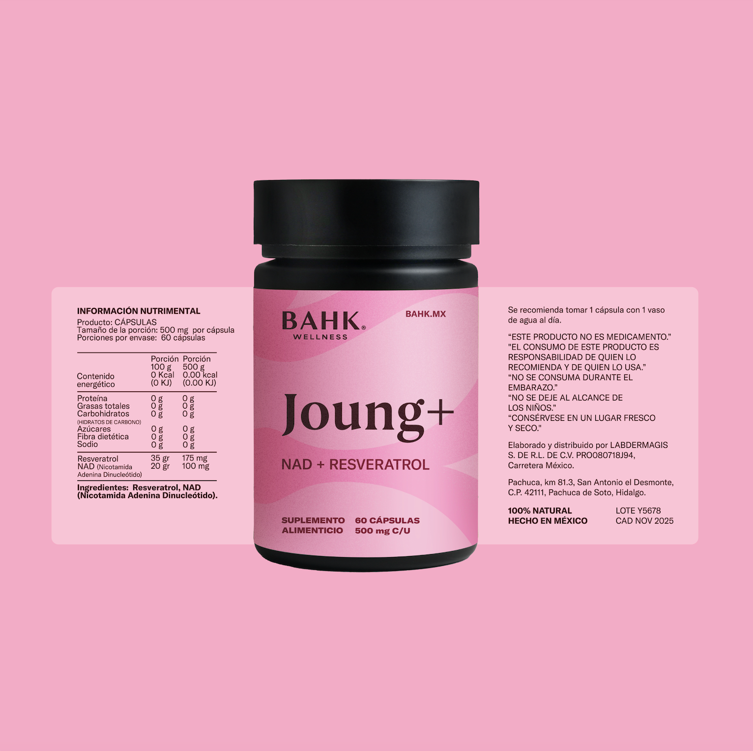 Joung+ | NAD+ resveratrol (500mg c/u)