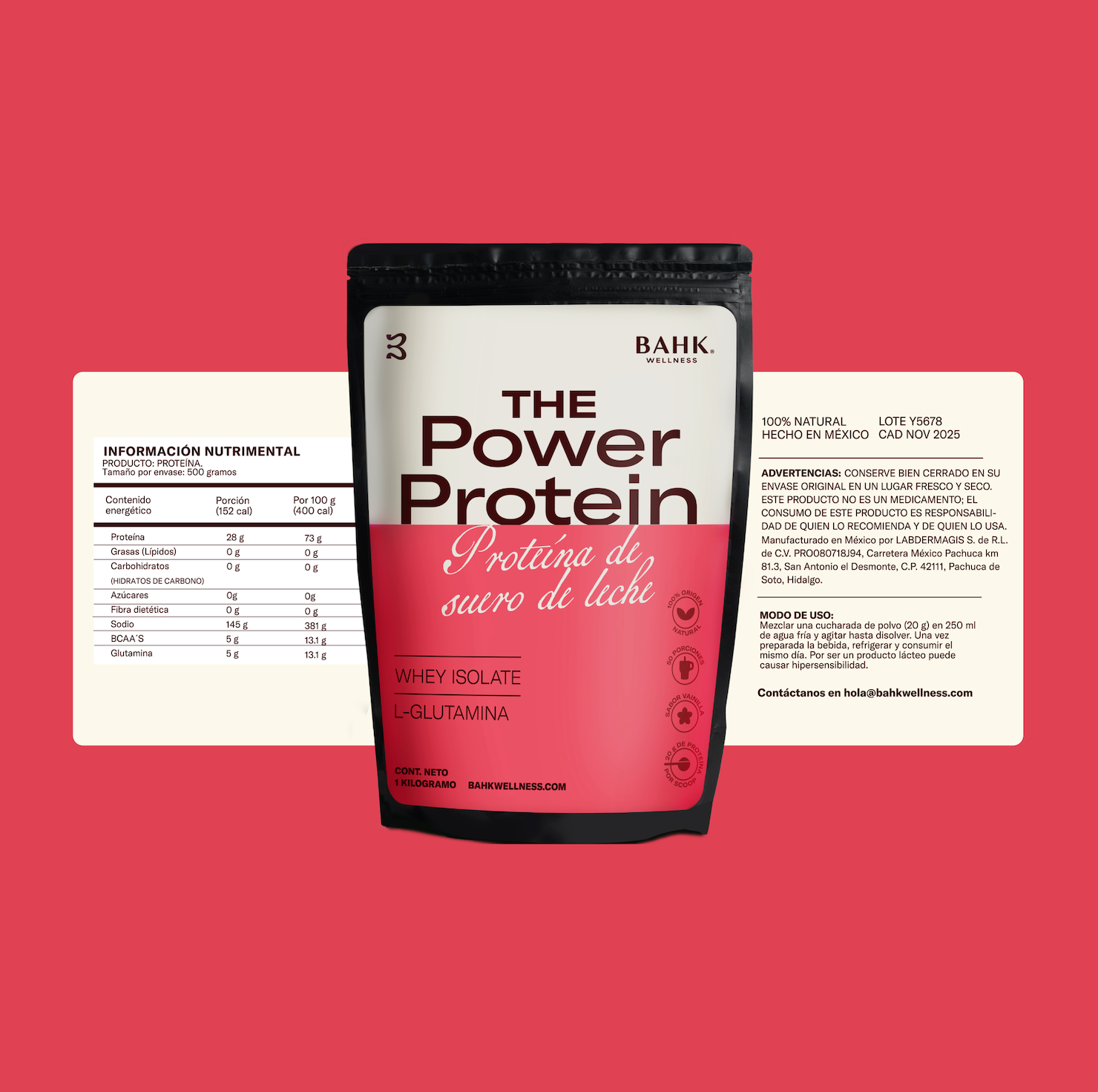 The Power Protein | Proteína de suero de leche (1000g)