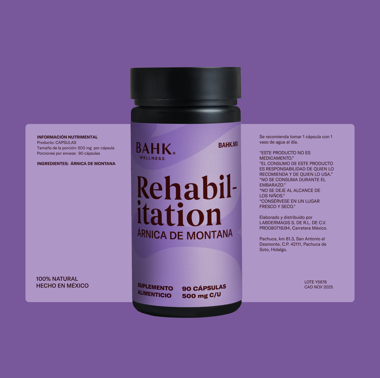 Rehabilitation | Árnica de montana (500mg c/u)