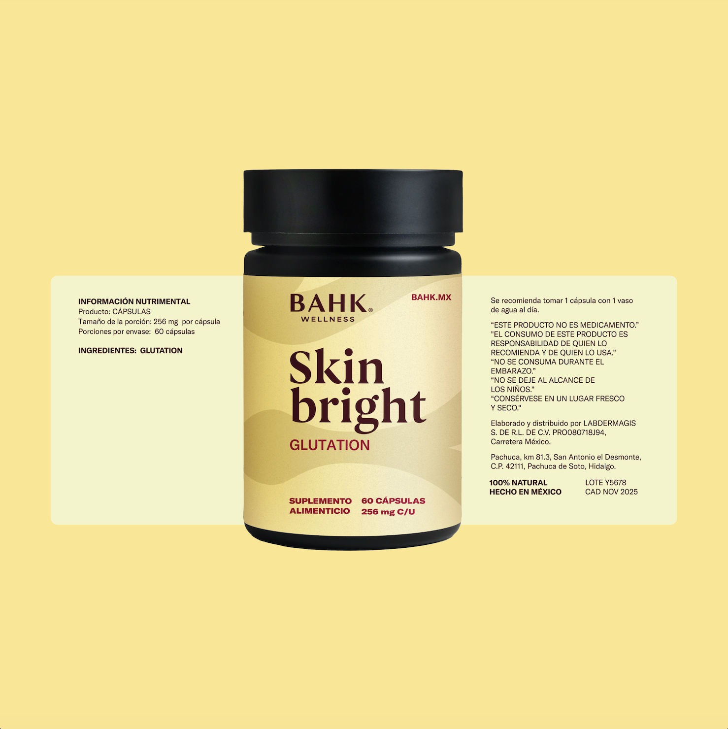 Skin Bright | Glutation (256mg c/u)