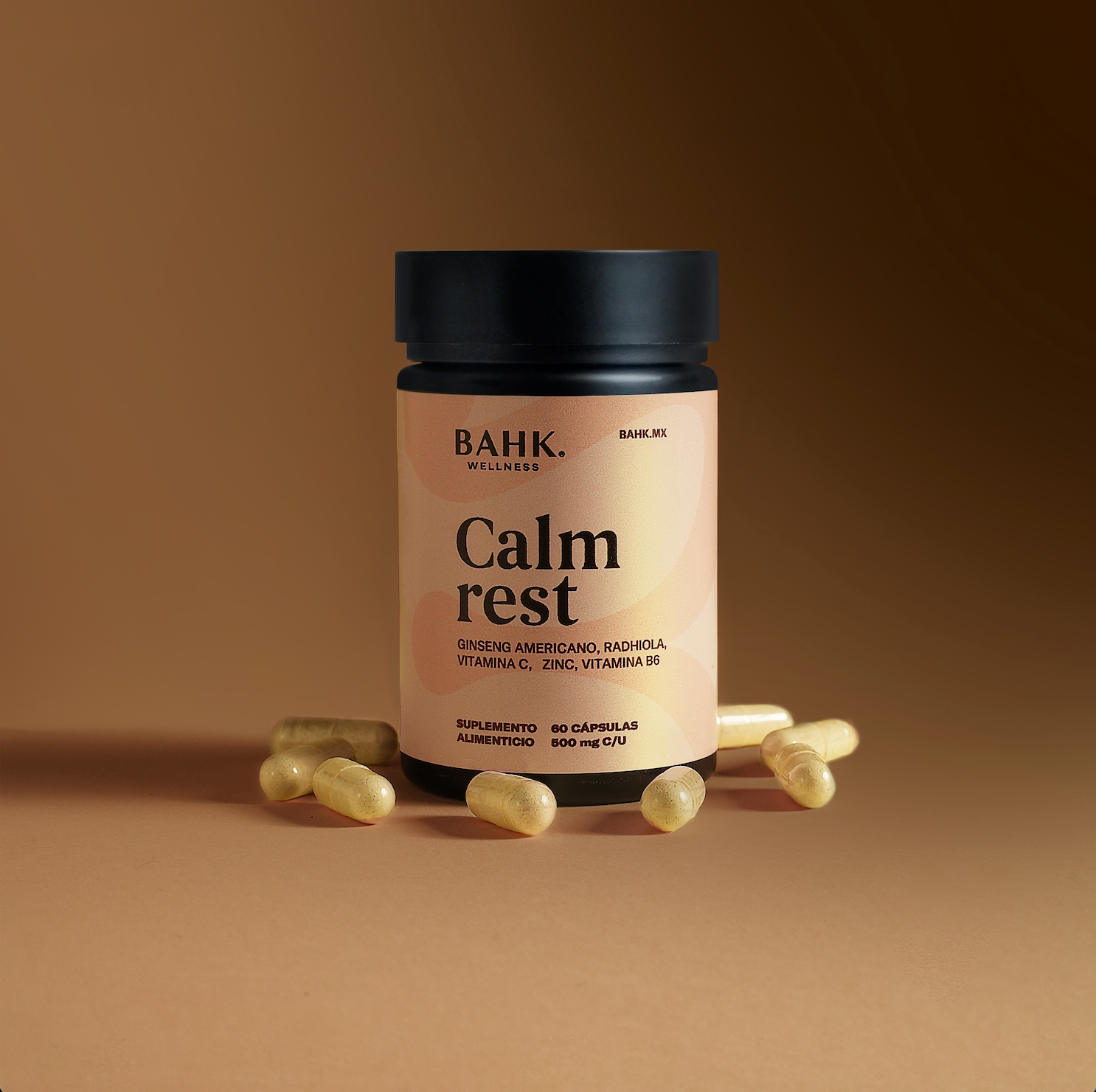 Calm Rest | Ginseng americano, radhiola, vitamina C, zinc, vitamina B6 (500mg c/u)