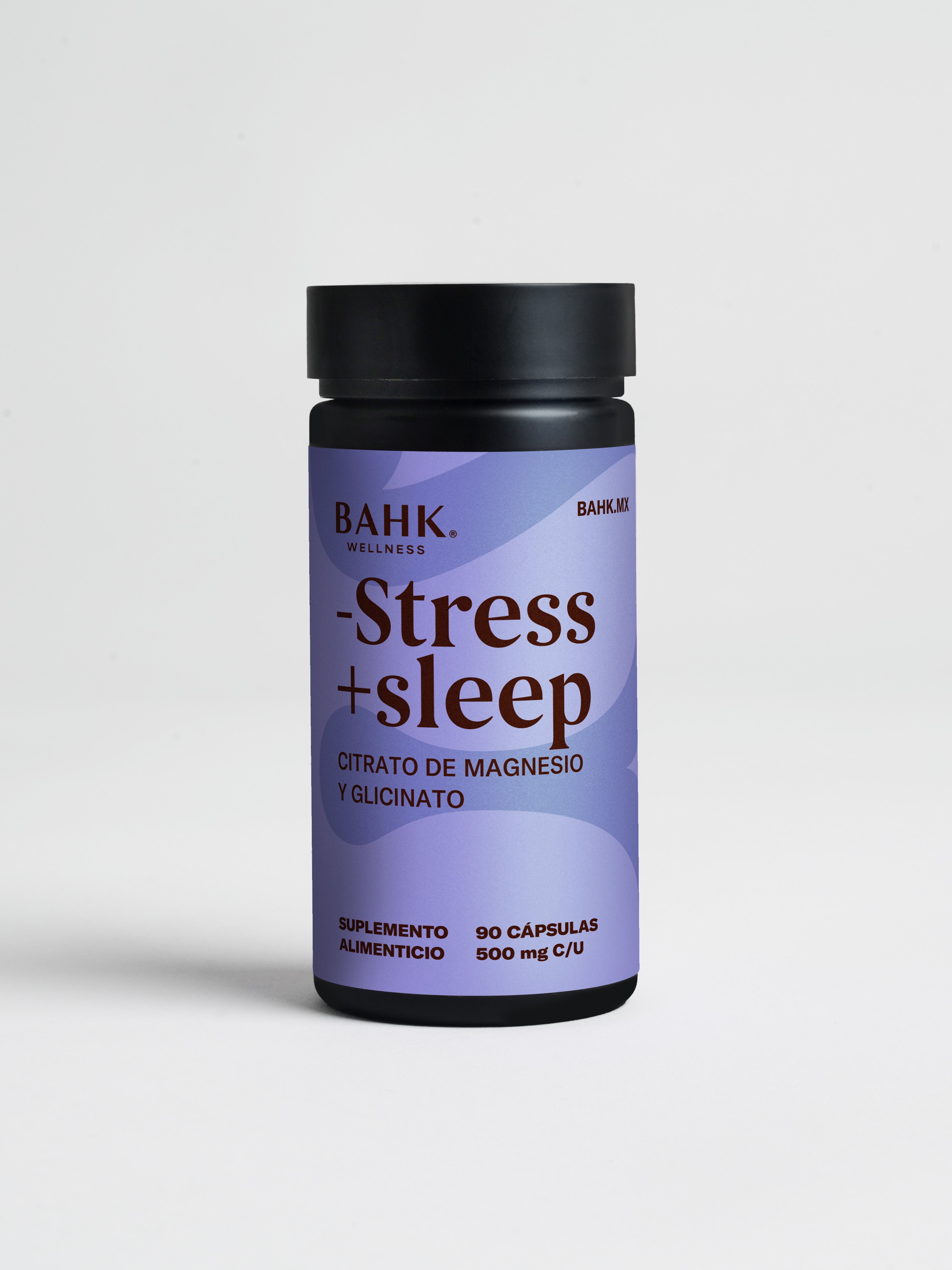 -Stress +Sleep | Citrato de magnesio y glicinato (500mg c/u)